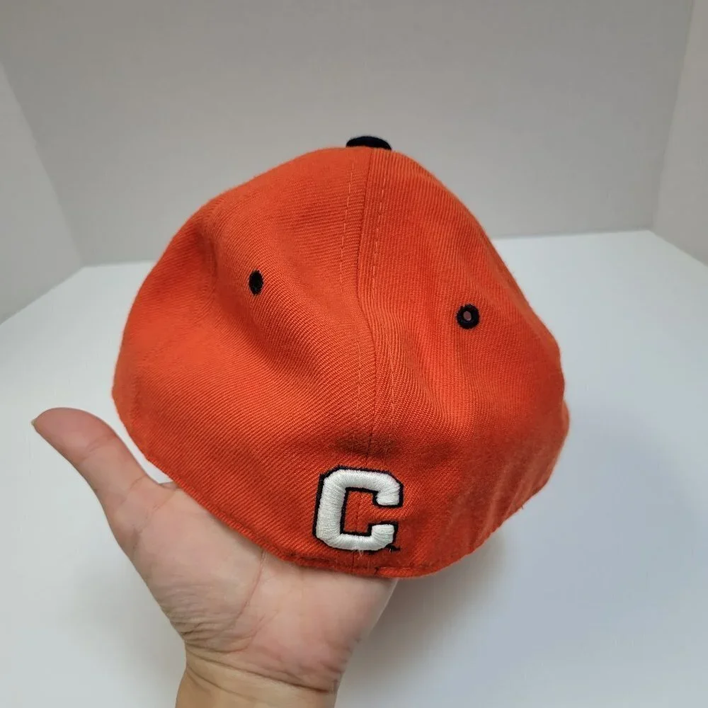 Vintage Clemson Tigers Orange Wool Hat Zephyr-Sz 7